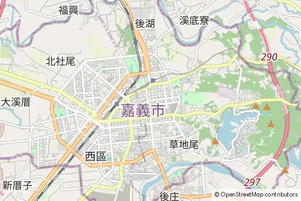 Mapa Chiayi