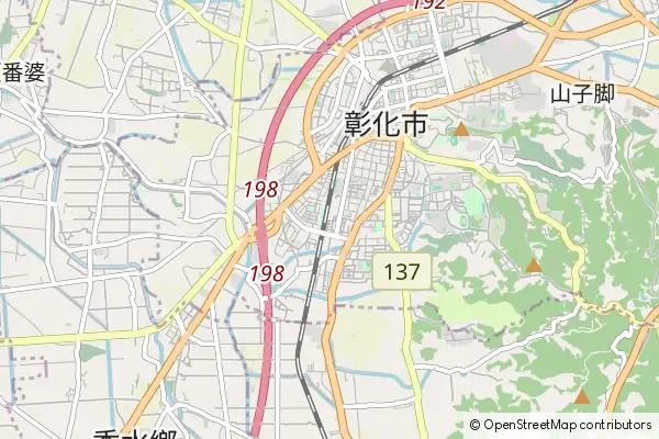 Mapa: Changhua City • © OpenStreetMap contributors Mapa Changhua City