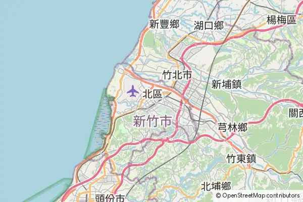 Mapa Xinzhu