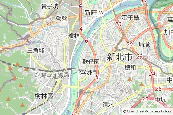 Mapa New Taipei