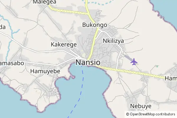 Mapa Nansio