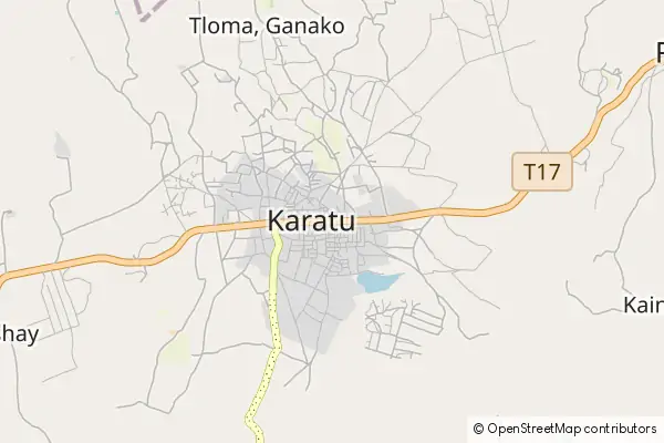 Mapa Karatu