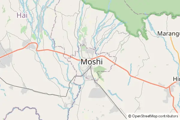 Mapa Moshi