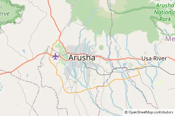 Mapa Arusha