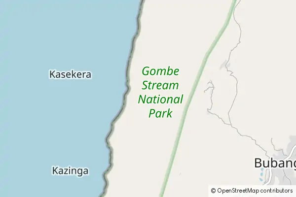 Mapa Park Narodowy Gombe