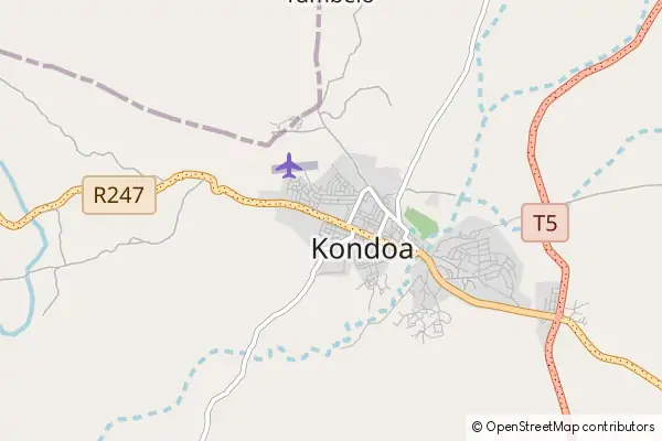 Mapa Kondoa