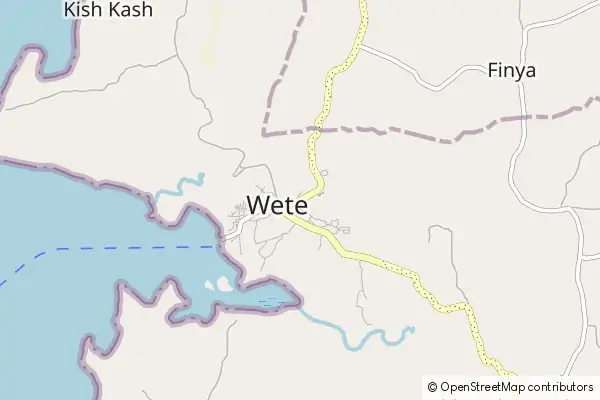 Mapa Wete