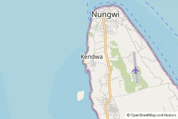 Mapa Kendwa