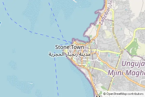 Mapa Stone Town