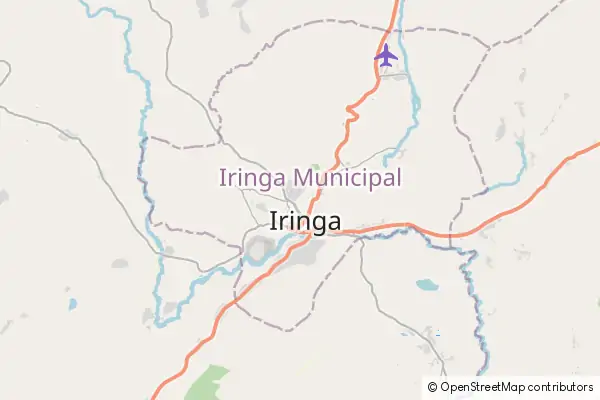 Mapa Iringa