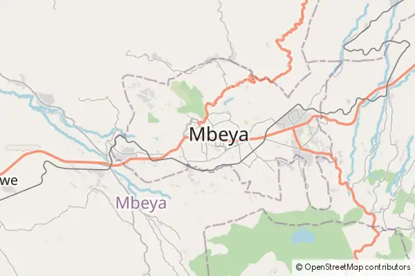 Mapa Mbeya