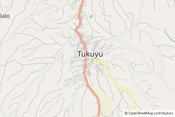 Mapa Tukuyu