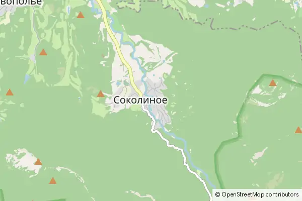 Mapa Sokolyne