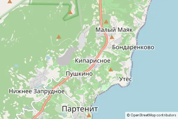 Mapa Kiparisnoye