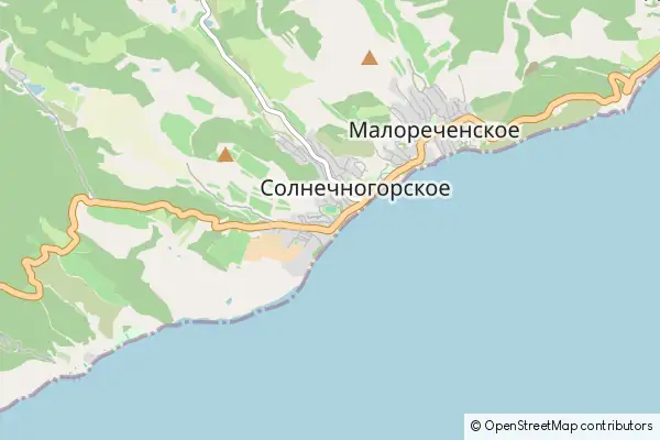 Mapa Solnechnogorskoye