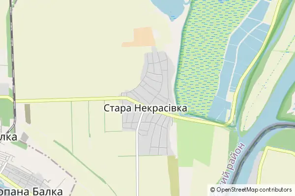 Mapa Stara Nekrasivka