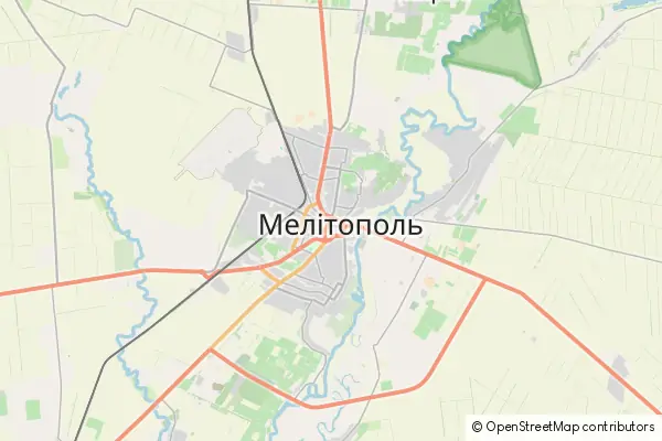 Mapa Melitopol