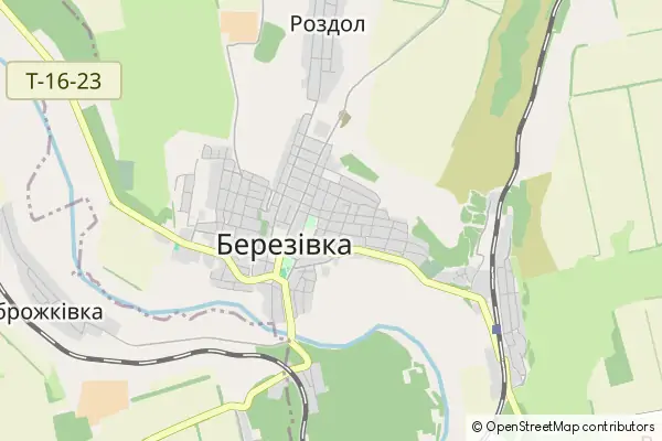 Mapa Berezówka