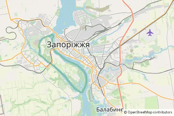 Mapa Zaporoże