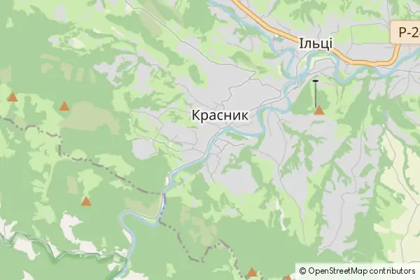 Mapa Krasnyk