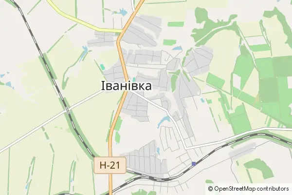 Mapa Ivanovka