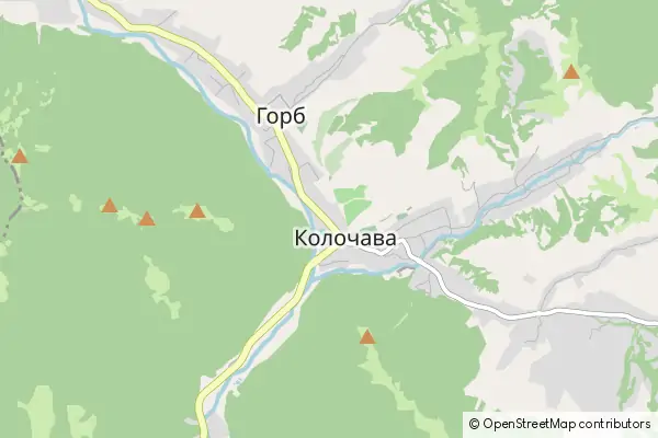 Mapa Kolochava