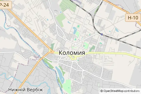 Mapa Kolomyia