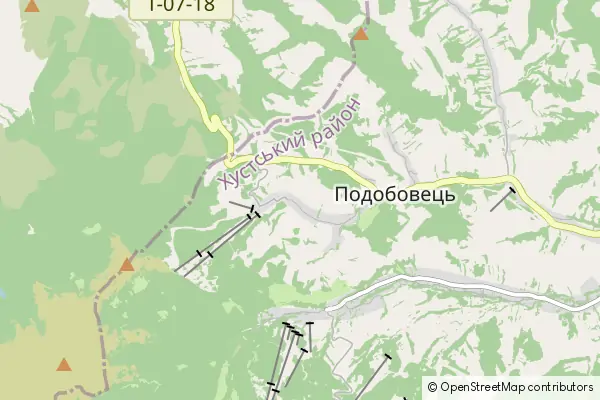 Mapa Podobovets