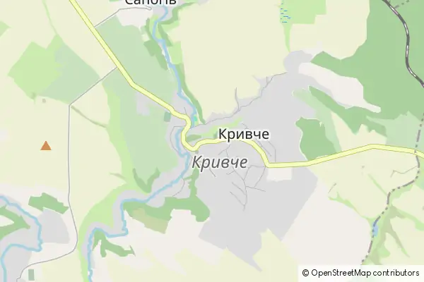 Mapa Kryvche