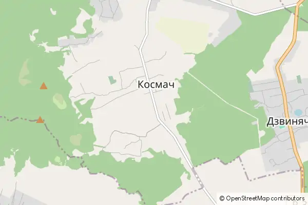 Mapa Kosmach