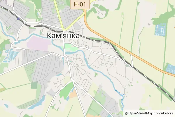 Mapa Kamenka