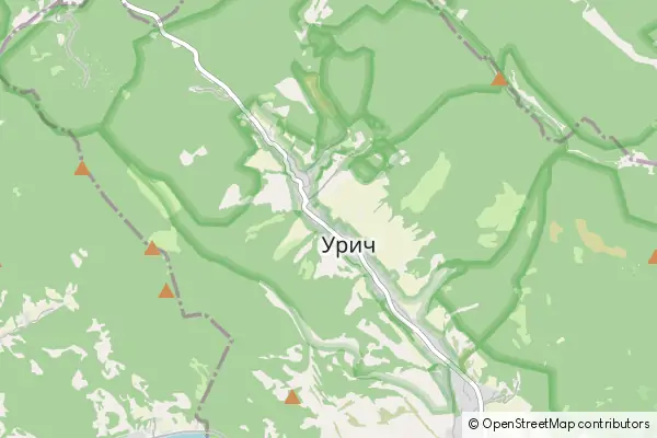 Mapa Urycz