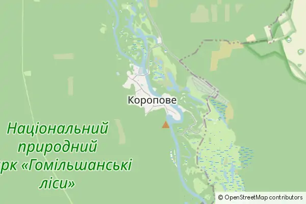 Mapa Koropovo