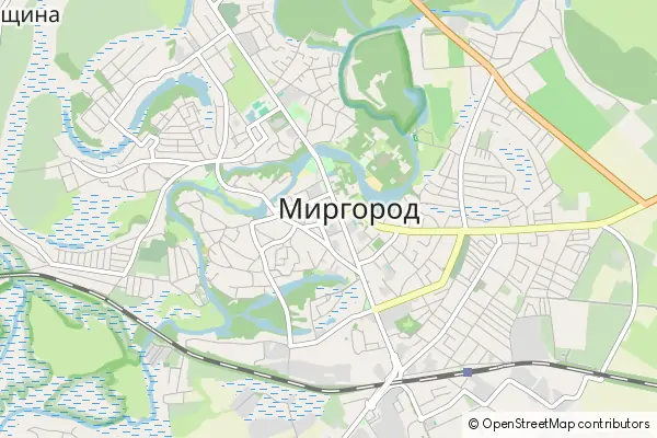 Mapa Mirhorod