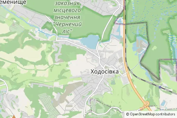 Mapa Khodosovka