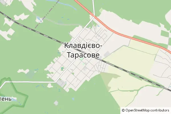 Mapa Klavdiyevo-Tarasove