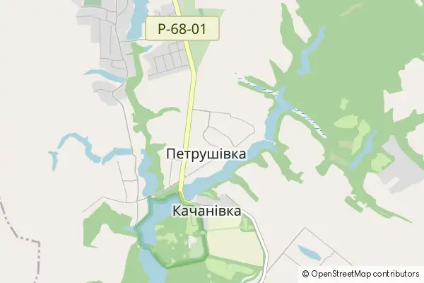 Mapa Petrushivka