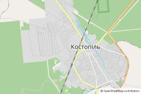 Mapa Kostopol