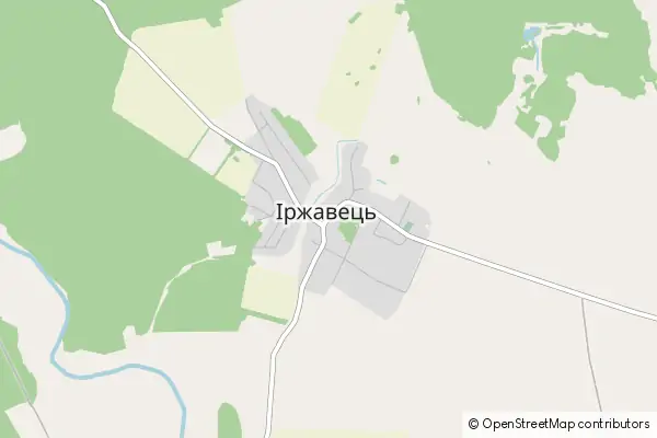 Mapa Irzhavets