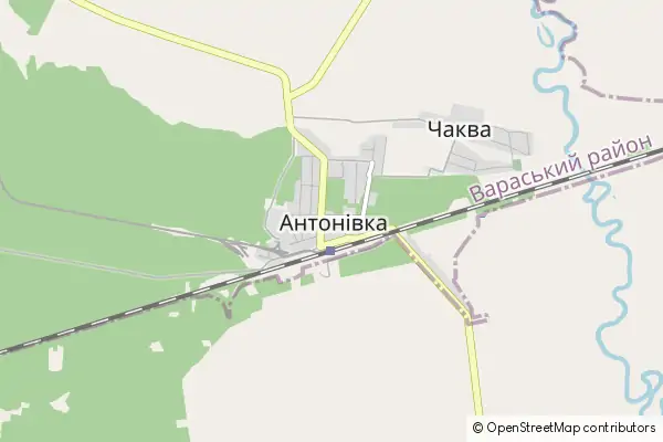 Mapa Antonivka