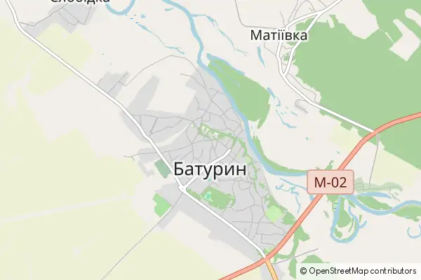 Mapa Baturyn