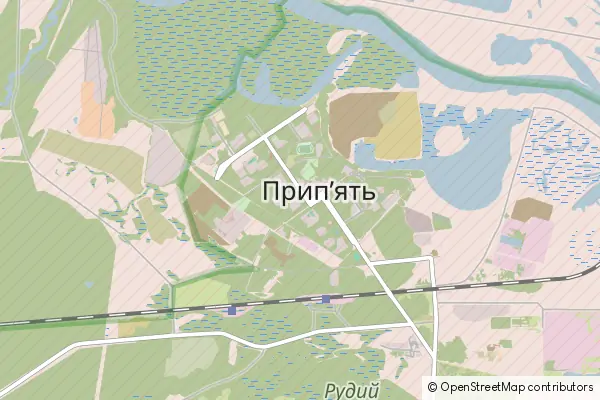 Mapa Pripyat