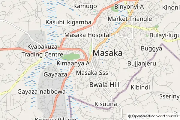 Mapa Masaka