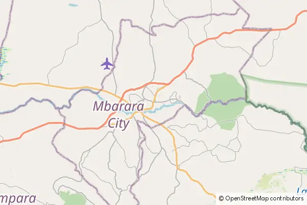 Mapa Mbarara