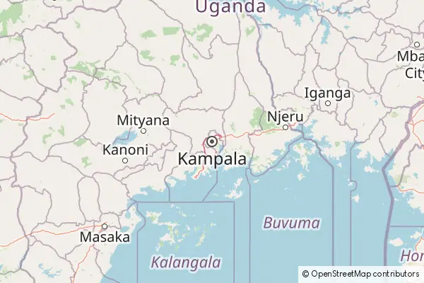 Mapa Kampala