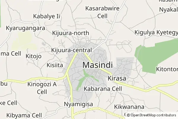 Mapa Masindi