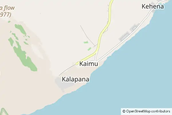 Mapa Kaimū