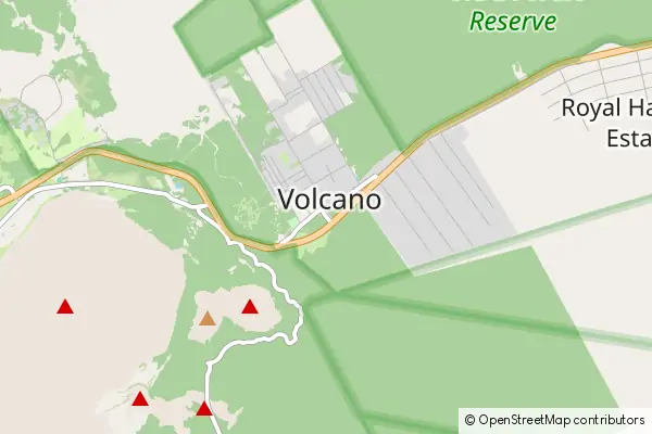 Mapa Volcano