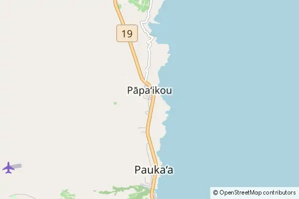 Mapa Papaikou