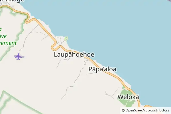 Mapa Laupahoehoe